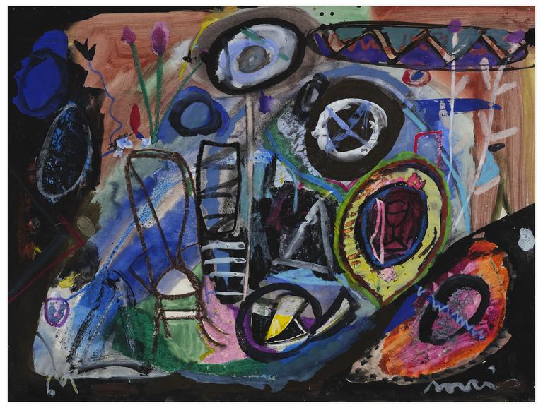 Catalogue raisonné, Norris Embry, Sans titre (Chaise et verre), 1969