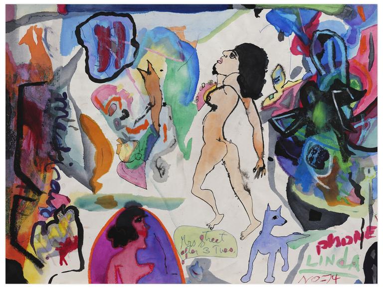 Catalogue raisonné, Norris Embry, Sans titre (Mrs Sheet After 3 Tuesday), 1974