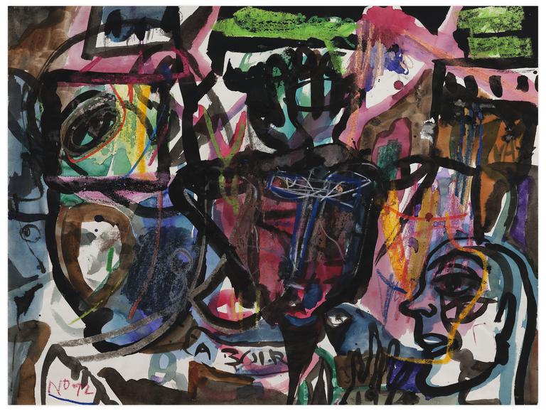 Catalogue raisonné, Norris Embry, Sans titre (A Boire), 1972