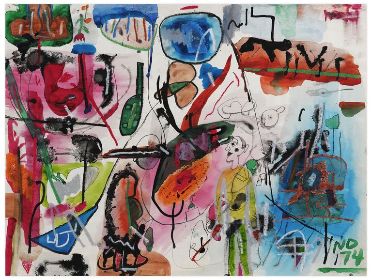 Catalogue raisonné, Norris Embry, Sans titre (Homme en vert), 1974