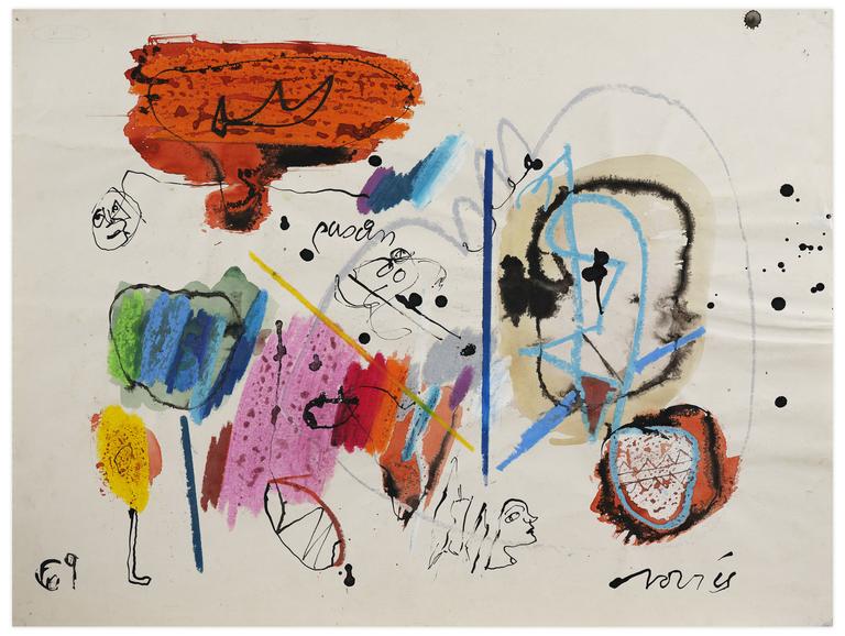 Catalogue raisonné, Norris Embry, Sans titre (Pascin), 1969