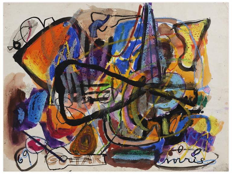 Catalogue raisonné, Norris Embry, Sans titre (mandoline), 1969