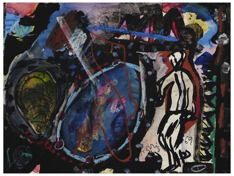 Catalogue raisonné, Norris Embry, Sans titre (Figure debout), 1969