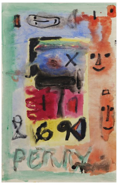 Catalogue raisonné, Norris Embry, Perry (Trois visages), 1969