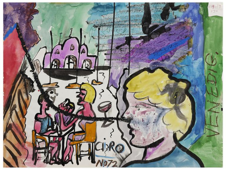Catalogue raisonné, Norris Embry, Sans titre (Venedig), 1972