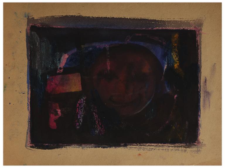 Catalogue raisonné, Norris Embry, Sans titre (Visage rouge), vers 1960