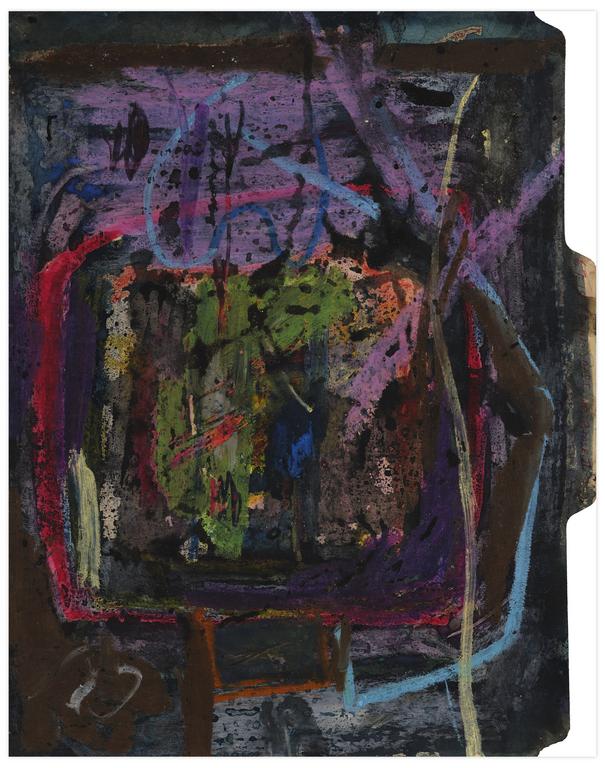 Catalogue raisonné, Norris Embry, Sans titre (Composition abstraite), vers 1973