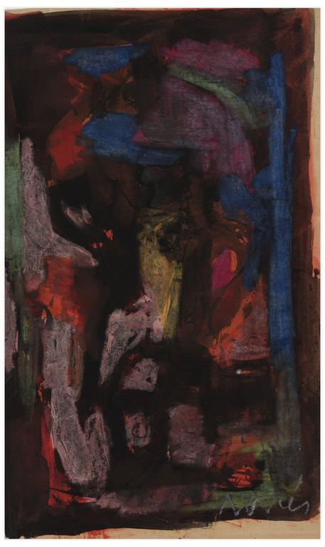 Catalogue raisonné, Norris Embry, Sans titre (Figure dansante), 1957