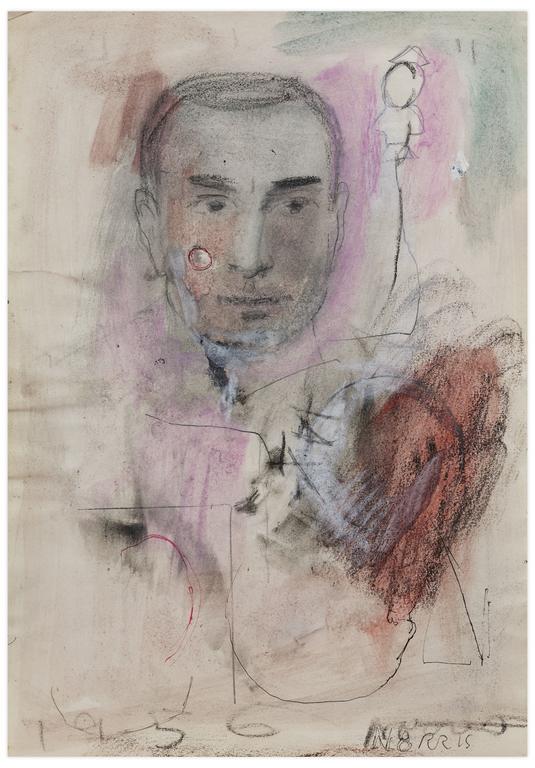 Catalogue raisonné, Norris Embry, Sans titre (Portrait présumé de Norris Embry Sr, père de l'artiste), 1956