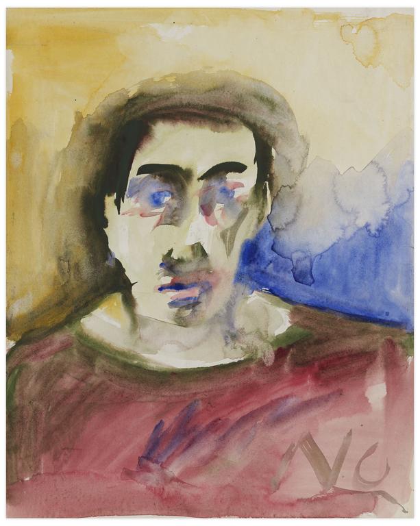 Catalogue raisonné, Norris Embry, Sans titre (Buste d'homme, autoportrait), vers 1962