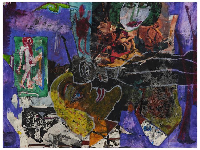 Catalogue raisonné, Norris Embry, Tiepolo Got Involved (Deux visages horizontaux), 1975