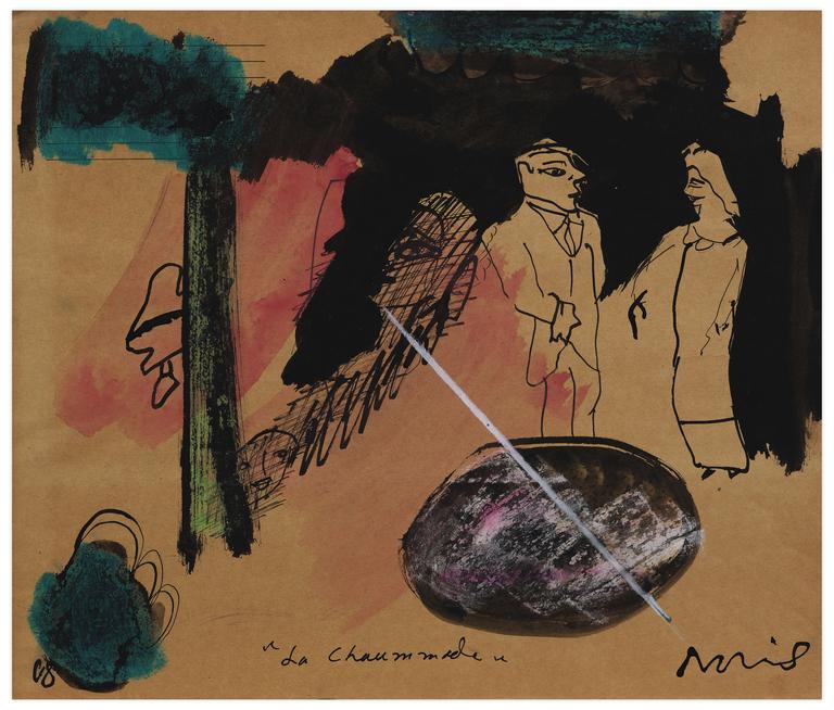 Catalogue raisonné, Norris Embry, La chaummade (Couple discutant), 1968