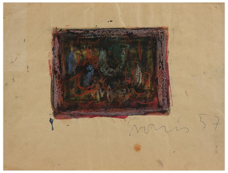 Catalogue raisonné, Norris Embry, Composition, 1957