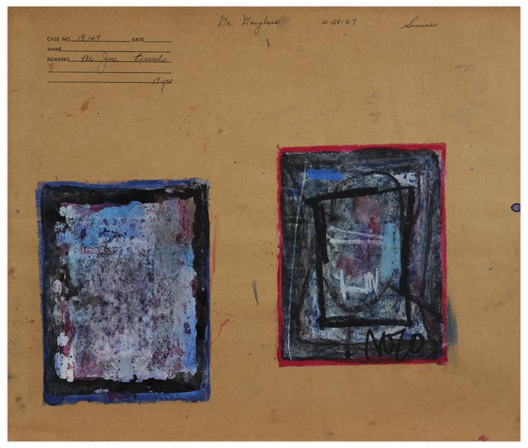 Catalogue raisonné, Norris Embry, Sans titre (Deux compositions abstraites), 1970
