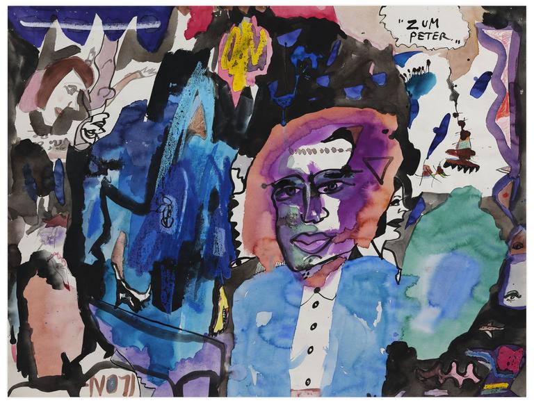 Catalogue raisonné, Norris Embry, Sans titre (Zum Peter), 1971
