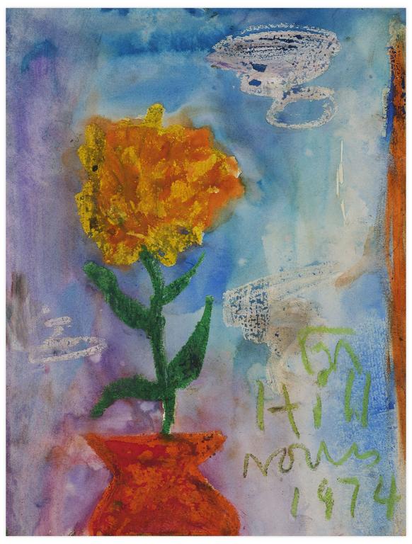 Catalogue raisonné, Norris Embry, Sans titre (Fleur dans un vase), 1974