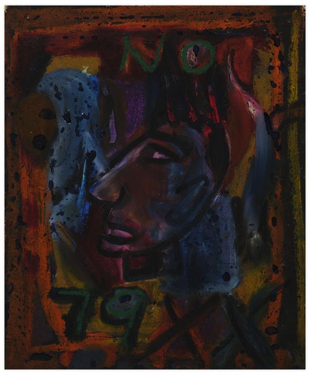 Catalogue raisonné, Norris Embry, Sans titre (Tête de profil à gauche), 1979