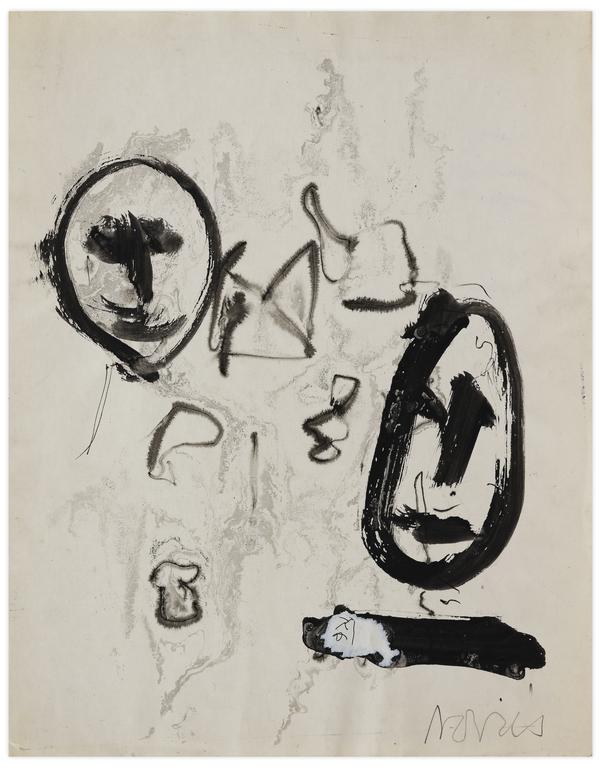 Catalogue raisonné, Norris Embry, Sans titre (Deux masques noirs), 1976 ?