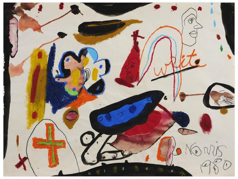 Catalogue raisonné, Norris Embry, Sans titre (Write), 1980