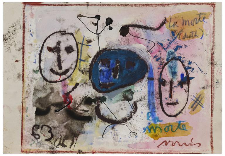 Catalogue raisonné, Norris Embry, La morte (Trois visages), 1963-64