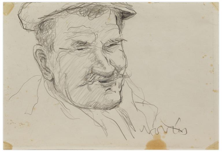 Catalogue raisonné, Norris Embry, Sans titre (Marin grec en buste de trois-quart), vers 1960