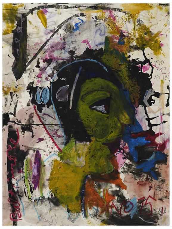 Catalogue raisonné, Norris Embry, Head (Femme de profil à droite), 1975