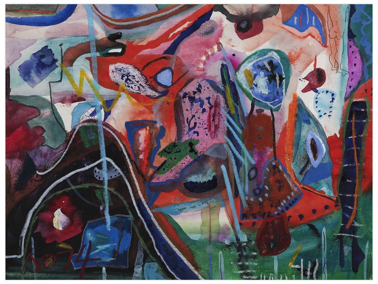 Catalogue raisonné, Norris Embry, Sans titre (Petite figure de dos), 1974