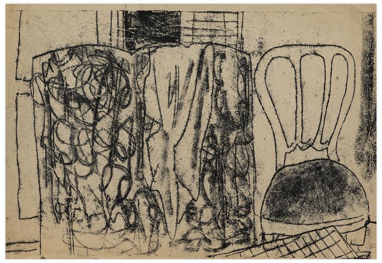 Catalogue raisonné, Norris Embry, Sans titre (Chaise), vers 1963