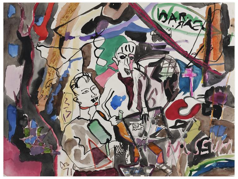 Catalogue raisonné, Norris Embry, Sans titre (Bar / Kant), 1971