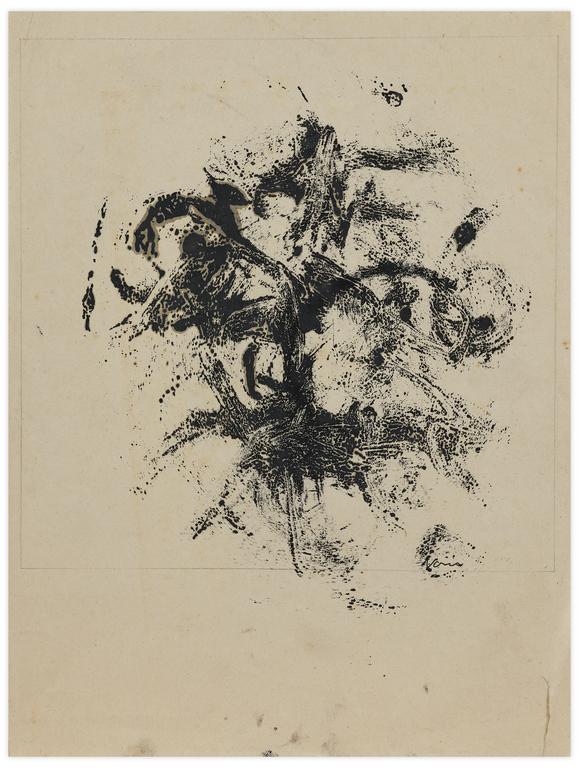 Catalogue raisonné, Norris Embry, Sans titre (Composition), vers 1950