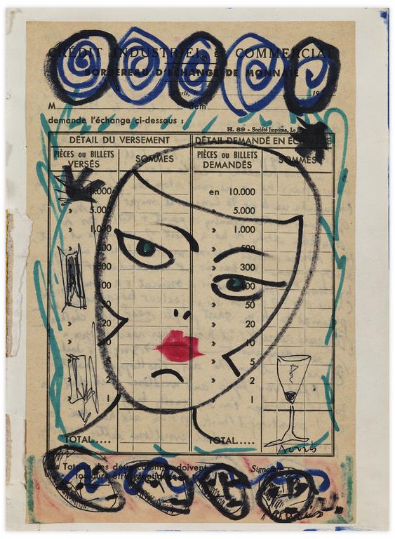 Catalogue raisonné, Norris Embry, SS Miaoulis (Femme au rouge à lèvres), 15 novembre 1957