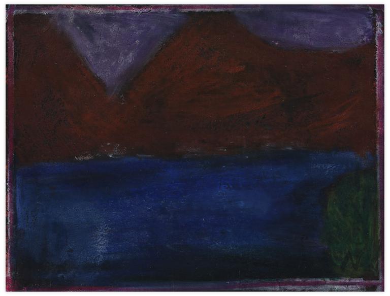 Catalogue raisonné, Norris Embry, Dawn - Sifnos (Mer et montagnes), vers 1955-60