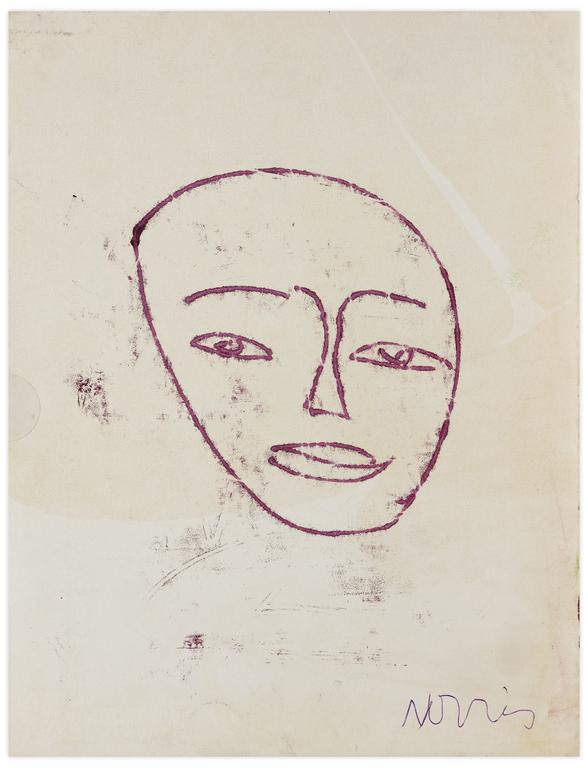 Catalogue raisonné, Norris Embry, Sans titre (Masque), vers 1963