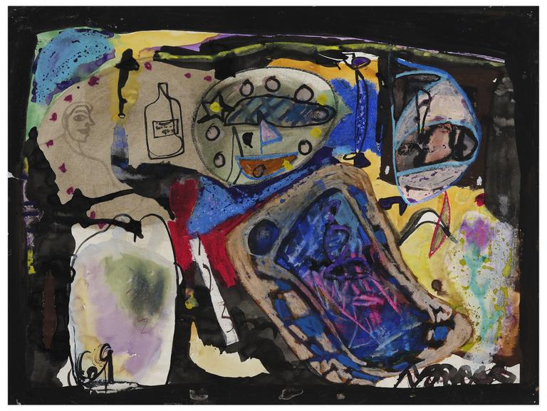 Catalogue raisonné, Norris Embry, Sans titre (Bouteille), 1969