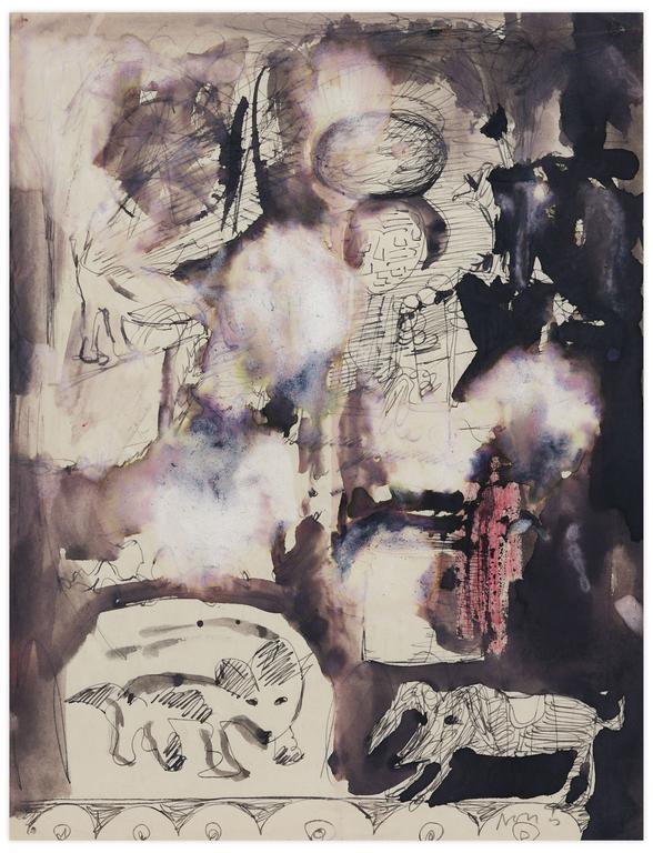 Catalogue raisonné, Norris Embry, Sans titre (Deux chiens), vers 1962