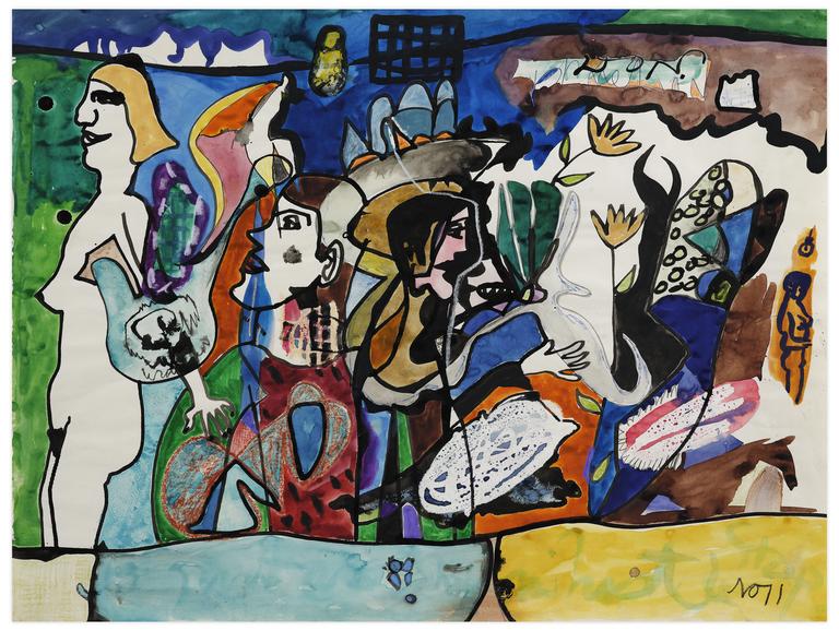 Catalogue raisonné, Norris Embry, Sans titre (Whistle Stop), 1971