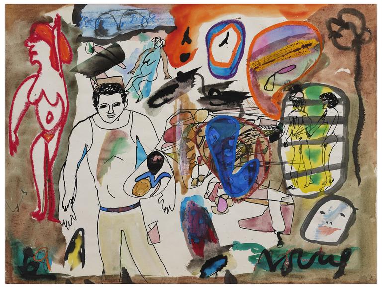 Catalogue raisonné, Norris Embry, Sans titre (Homme en débardeur), 1969