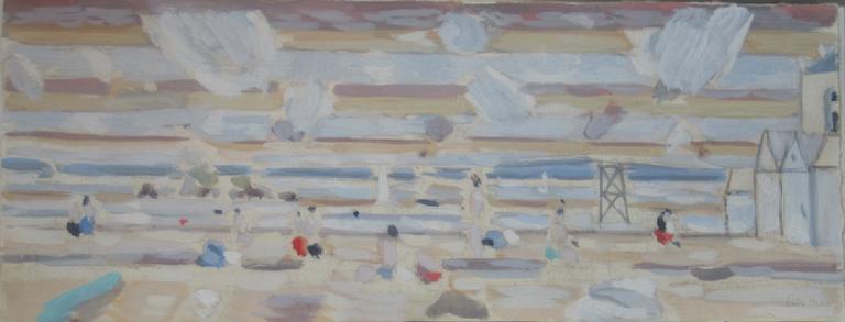 Catalogue raisonné, Hans Seiler, Plage en Bretagne, 1962