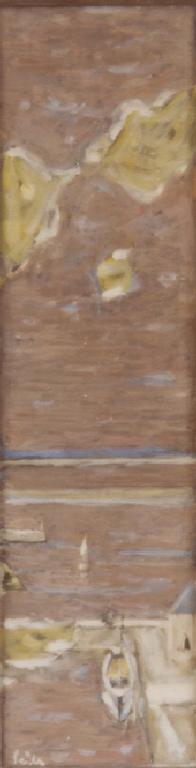 Catalogue raisonné, Hans Seiler, L'entrée du port, circa 1965