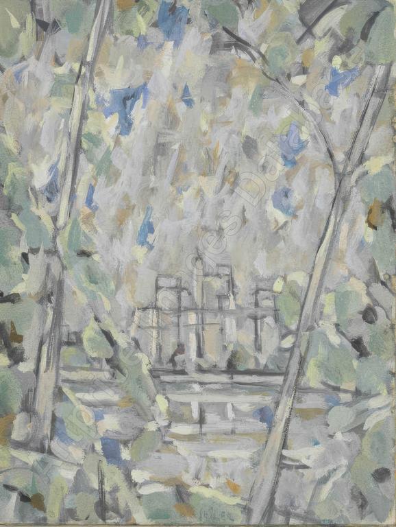 Catalogue raisonné, Hans Seiler, Vue de Beynac, 1966