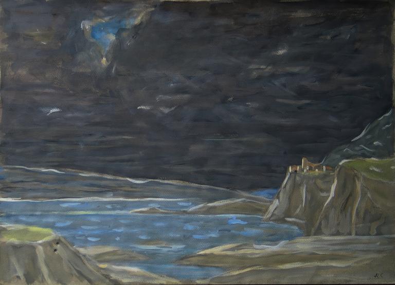 Catalogue raisonné, Hans Seiler, Leyré (le lac bleu), circa 1985