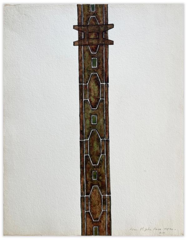 Catalogue raisonné, Henri Maccheroni, Archéologies bronze, pour Saint-John Perse - 1990
