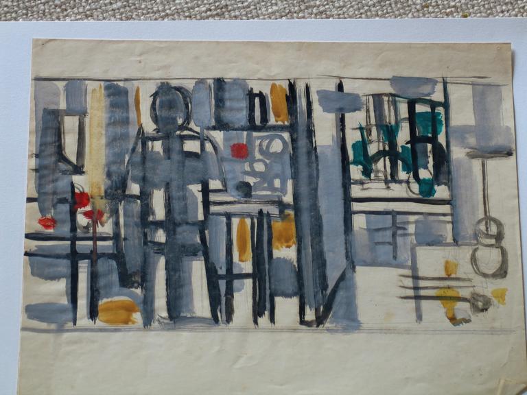 Catalogue raisonné, Hans Seiler, Peintre devant son chevalet, circa 1950
