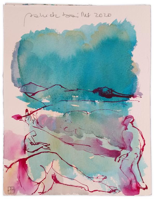 Catalogue raisonné, Patrick Baillet, Plage, Biarritz - 2020