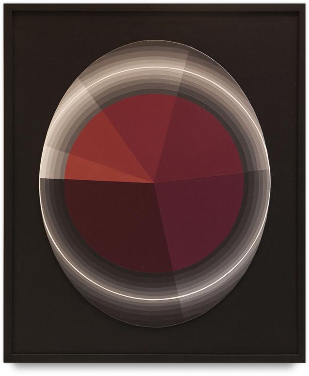 Catalogue raisonné, Horacio Garcia Rossi, Palette Couleur en rotation - 2007
