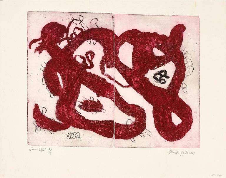 Catalogue raisonné, Gérard Serée, Gravure n°849 - 2019