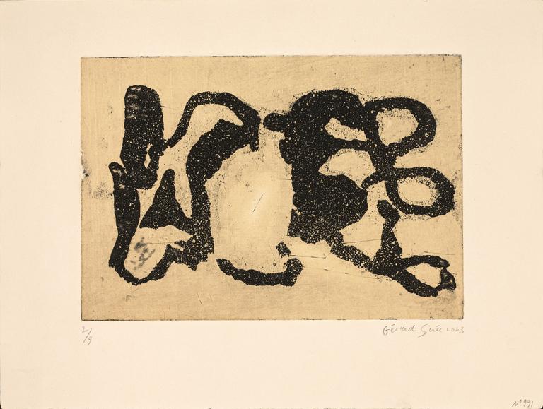 Catalogue raisonné, Gérard Serée, Gravure n°991 - 2023
