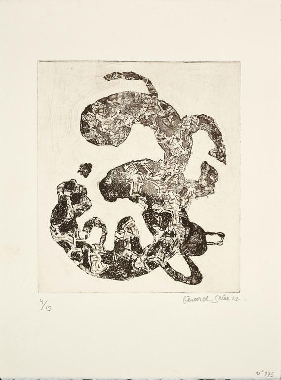 Catalogue raisonné, Gérard Serée, Gravure n°975 - 2009