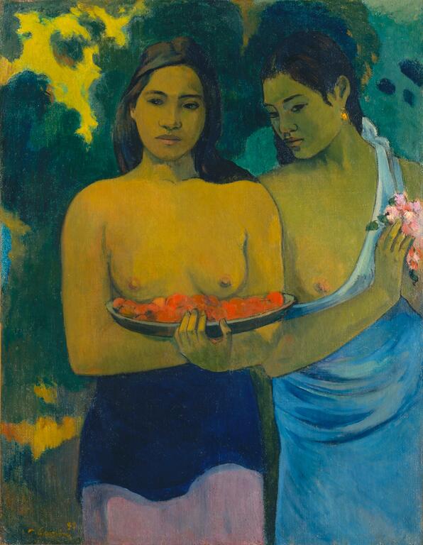 Paul Gauguin, Deux Tahitiennes, 1899