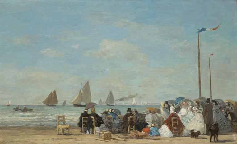 Catalogue raisonné, Eugène Boudin, Scène de plage à Trouville